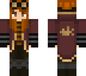 ginger steampunk girl (redo)