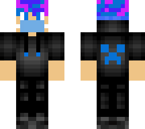guy with galaxy hair
