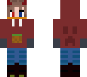 hood with horns