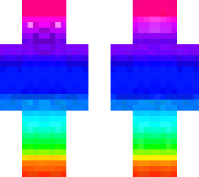multicoloured steve