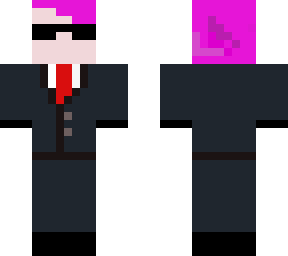pink suited