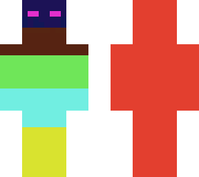 plastic rainbow skin