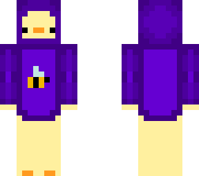 purple bee duck hoodie special