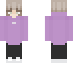purple cozy hoodie <3