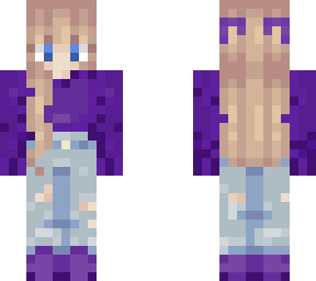 purple girl