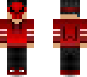 red skull mask