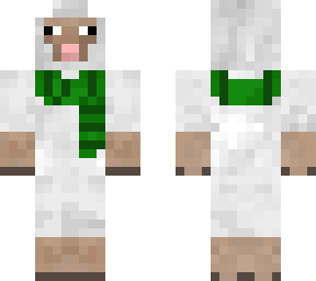 sheep with scarf