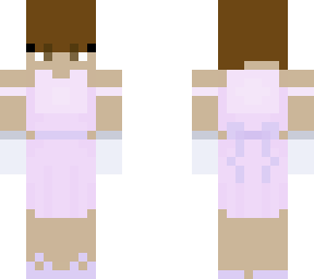 shorthaired girl in dress