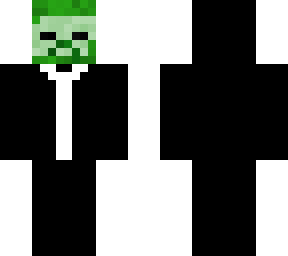 zombie in tuxedo with hood