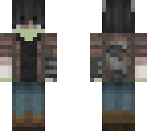 zombie raccoon boy skin edited (halloween special)