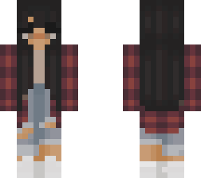 ~ flannel n cuffed jeans ~