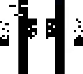 black and white
