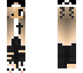 black and white