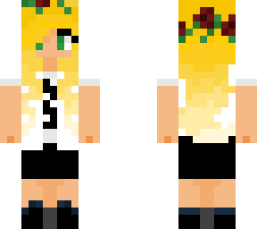 blond school girl