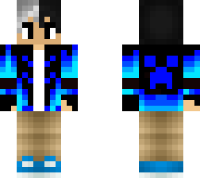 blue creeper hoodie