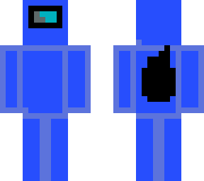 blue crewmate + imposter read desc