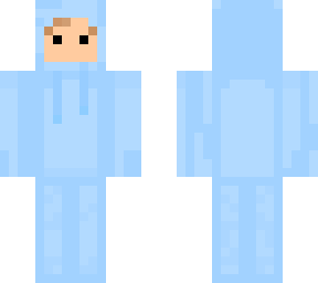 blue jumper and pants