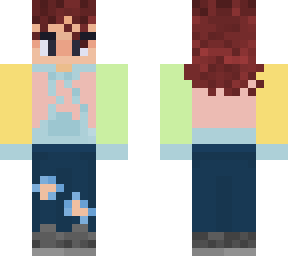 colour block sweater girl with curly hair *updated*
