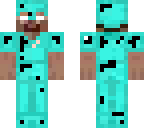 curropted diamond armor herobrine steve