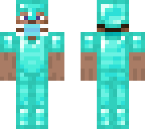 diamond steve with a mask