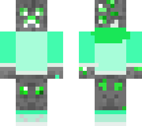 emerald creeper with clothes
