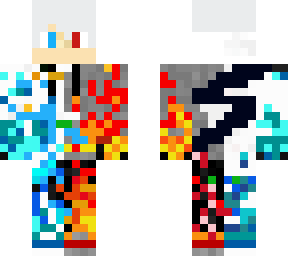 fire and ice grey hair