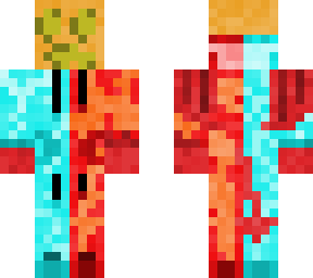 fire and water gamer boy (halloween)