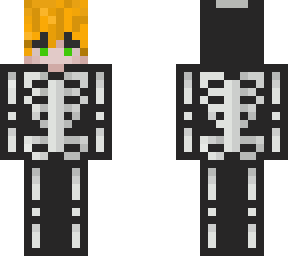 ginger skeleton halloween