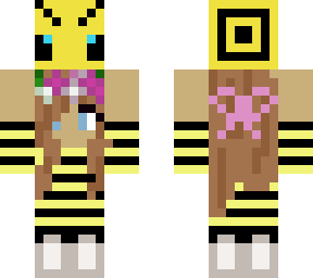girl holding a bee