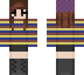 girl with multi colors