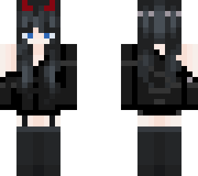 goth devil girl