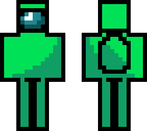 green amongus player