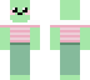 green pink