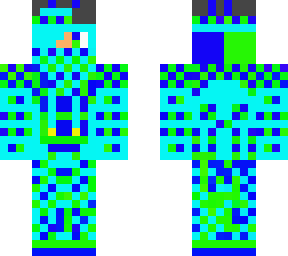 light blue blue green ninja