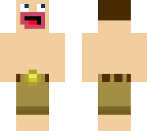 my first skin (saxton hale from tf2, no chest hair)