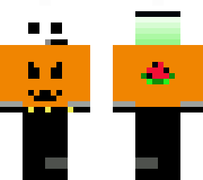 my skin in a pumpkin hoodie