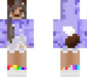 my skin with wolf tail (edit of pinkgamerz's skin)