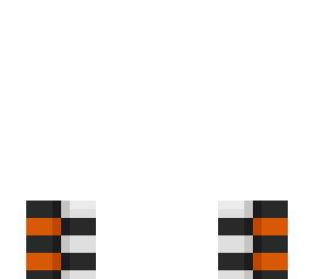 ob - spooky stripe boots - black orange & white