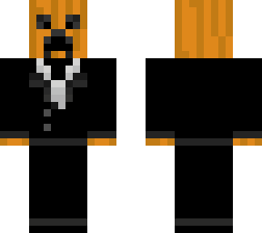 pumpkin guy wearing a tux