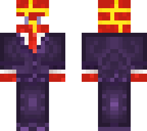 purple brick head