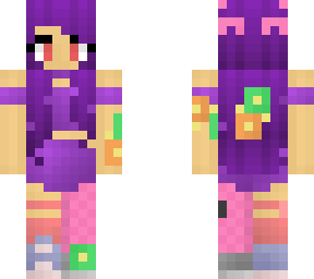 purple dress, purple hair - rce
