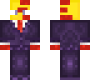 purple half brick head