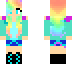rainbow girl