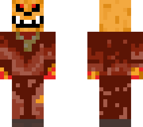 scary spooky pumpkin man