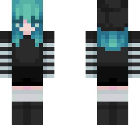 stripped e-girl