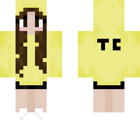 yellow hoodie