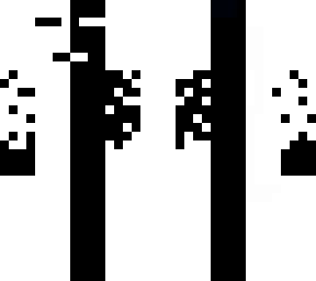 black and white