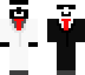 black and white suit guy