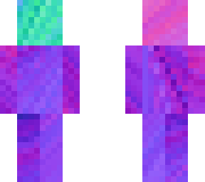 blue/pink/purple
