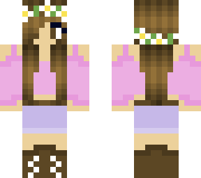 brown haired flower girl,  brown eyes